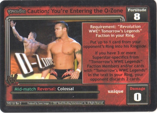 Caution: Youre Entering the O-Zone